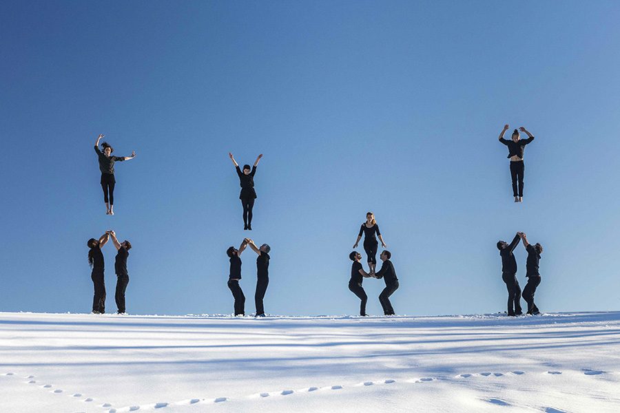 Acrobatics performance from Compagnie XY