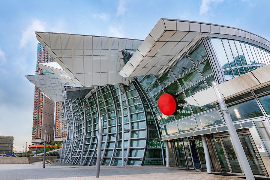 Exterior view of West Kowloon Station