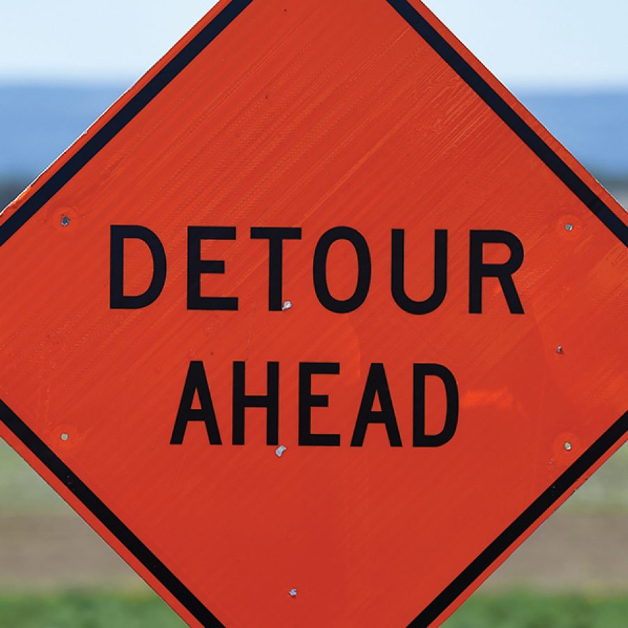 Detour sign