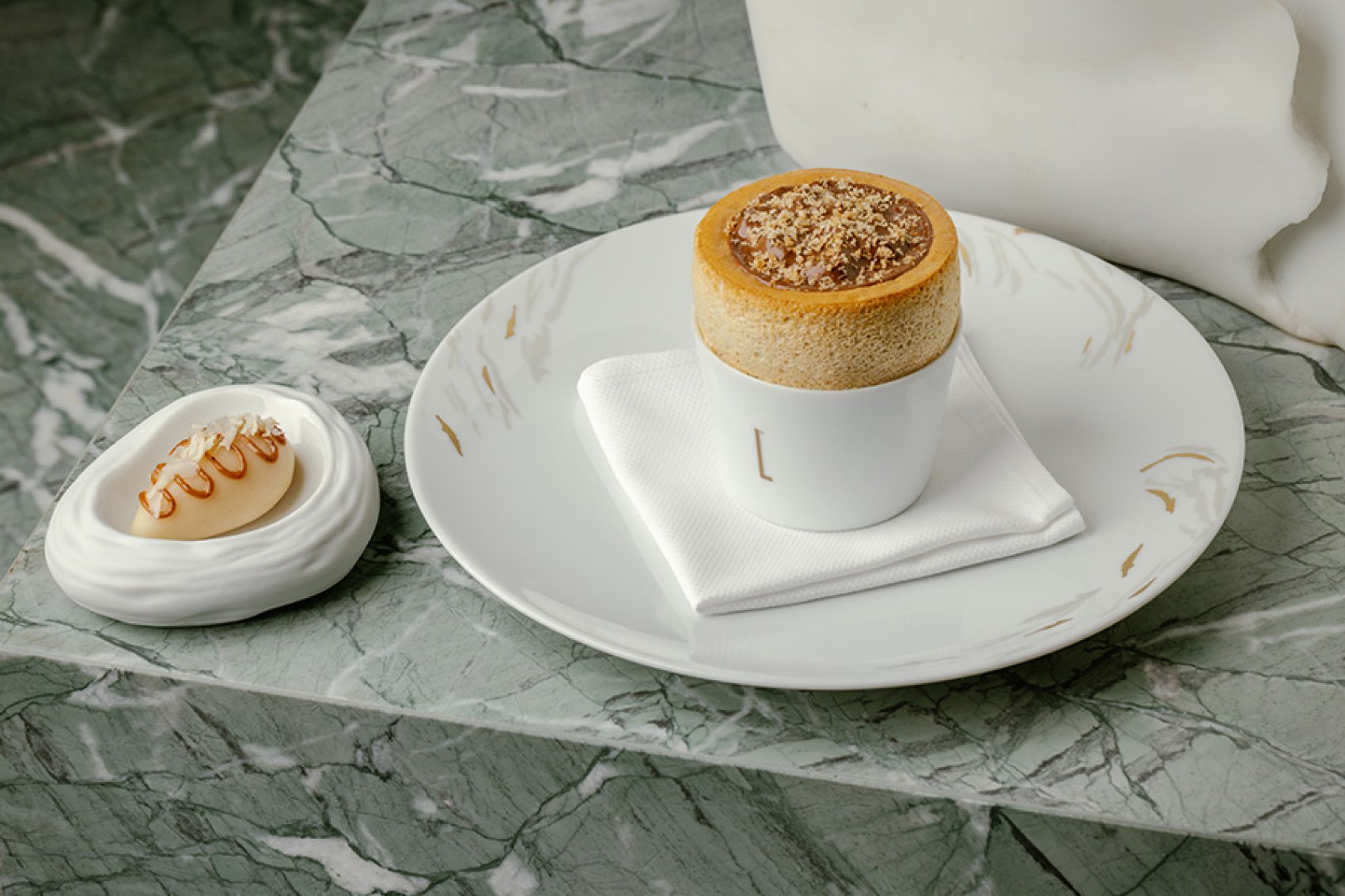 Dessert on a plate
