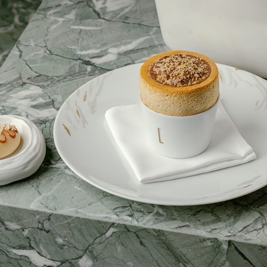 Dessert on a plate