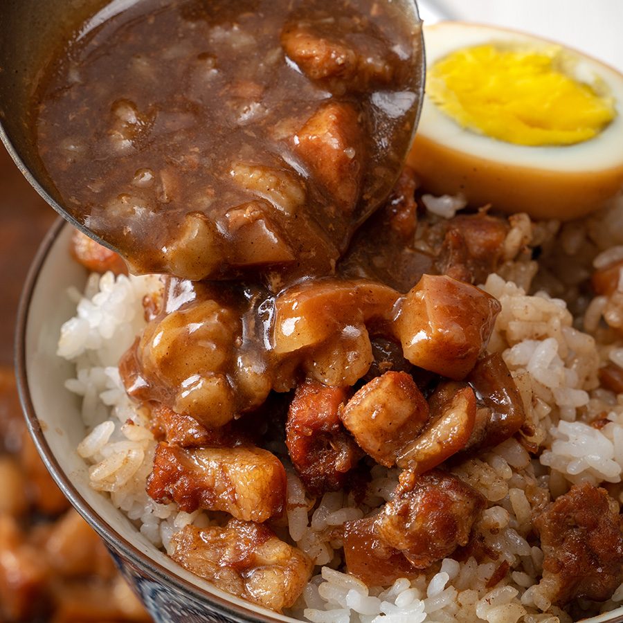 Braised pork rice