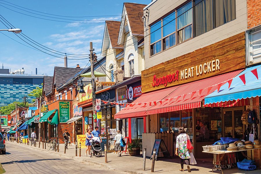 A view of Kensington Street