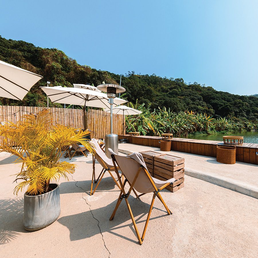 Chairs outside