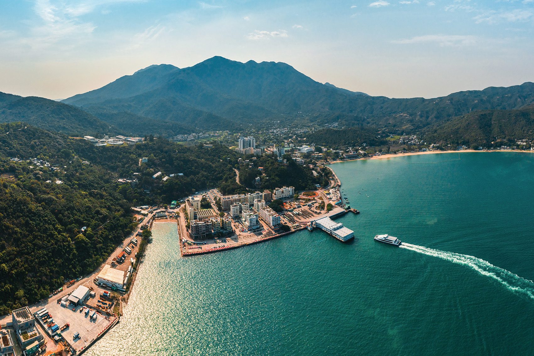 Arial view of South Lantau