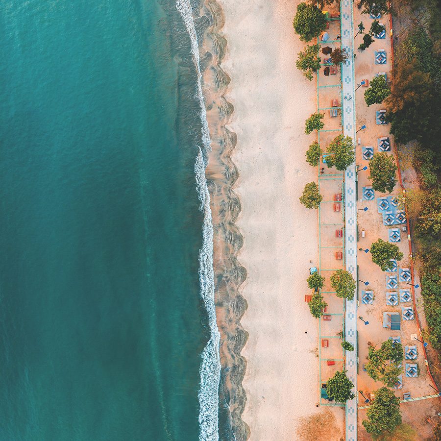 Long beach view