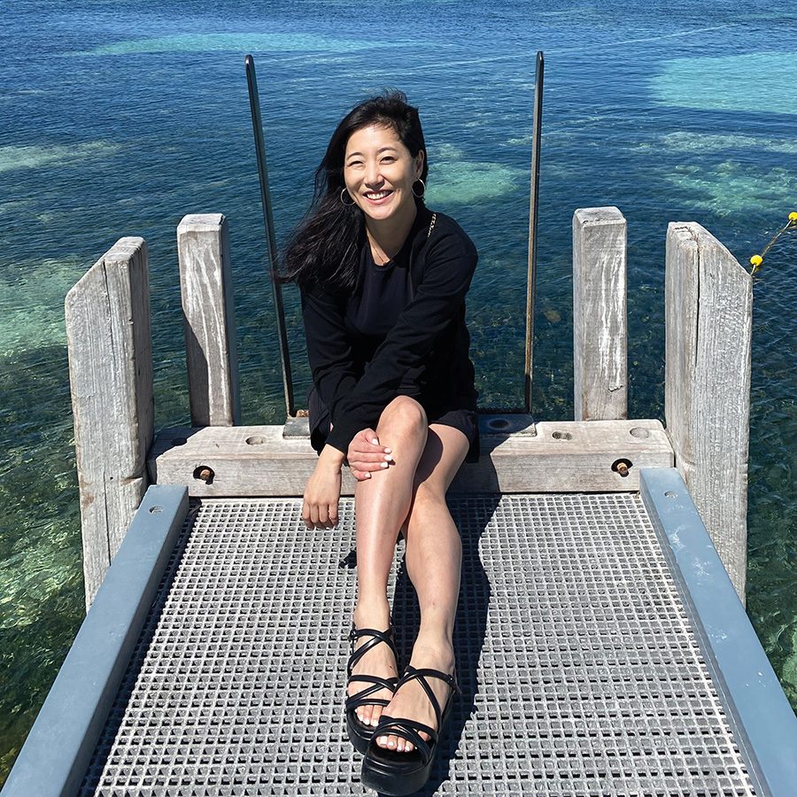 flight attendant Caroline Lee 