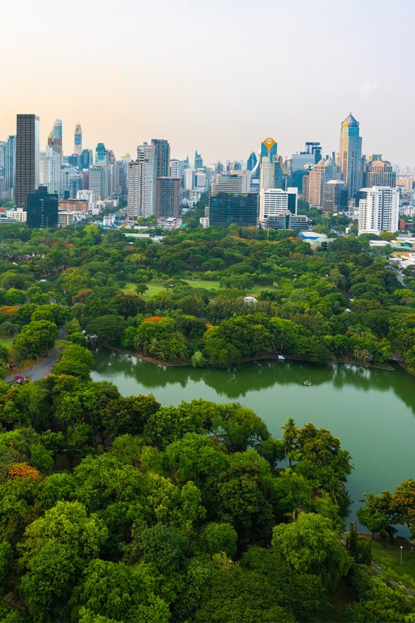 The city view people can see from SO Bangkok