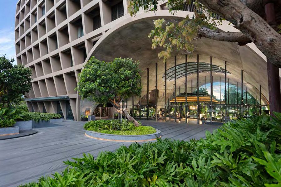 Exterior of Sindhorn Kempinski Hotel Bangkok