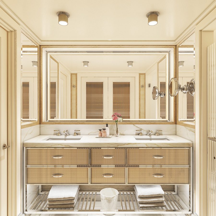 The Surrey's bathroom.