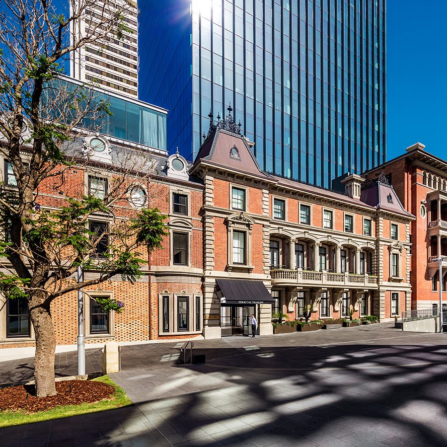 Exterior of the Treasury Hotel