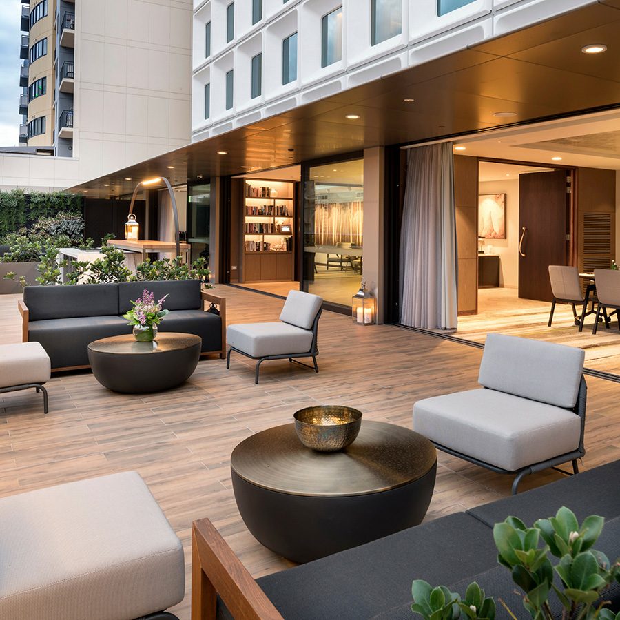 The common area of InterContinental Perth City Centre