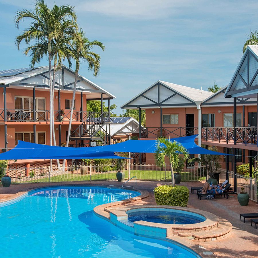 Swimming pool at Moonlight Bay Suites