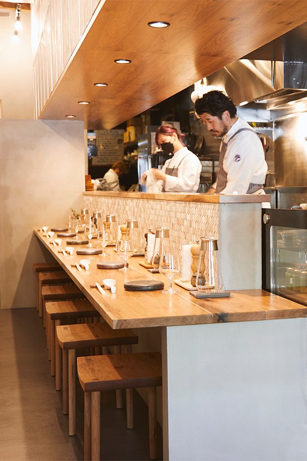 Interior of Ebimaru Ramen, Tokyo