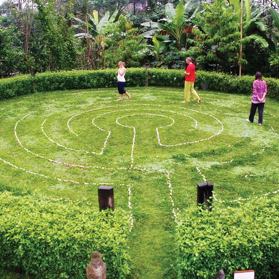 Garden at Bali Silent Retreat