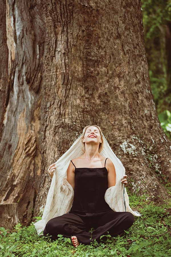 A woman smiling at Mauna
