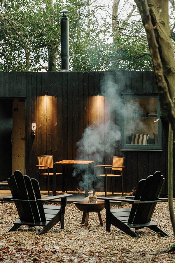 Exterior of an Unplugged cabin