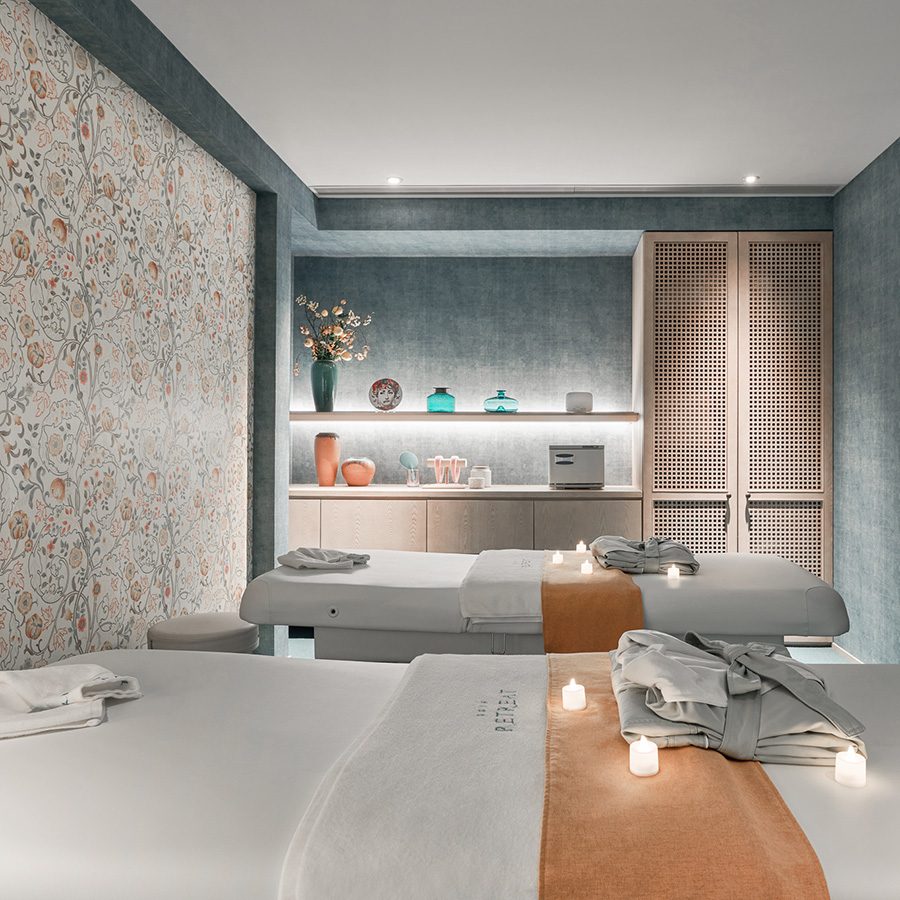 Interior of treatment room at Skin Retreat
