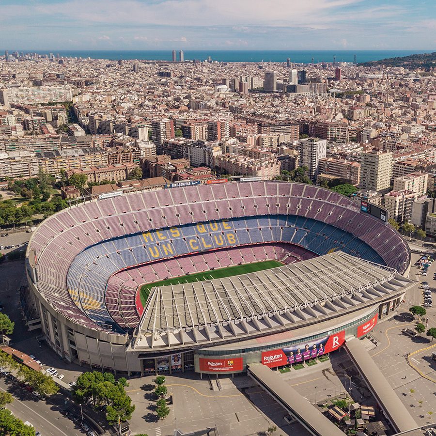 The home stadium of FC Barcelona