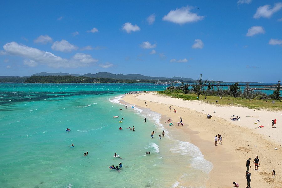 A very beautiful beach on Kouri Island