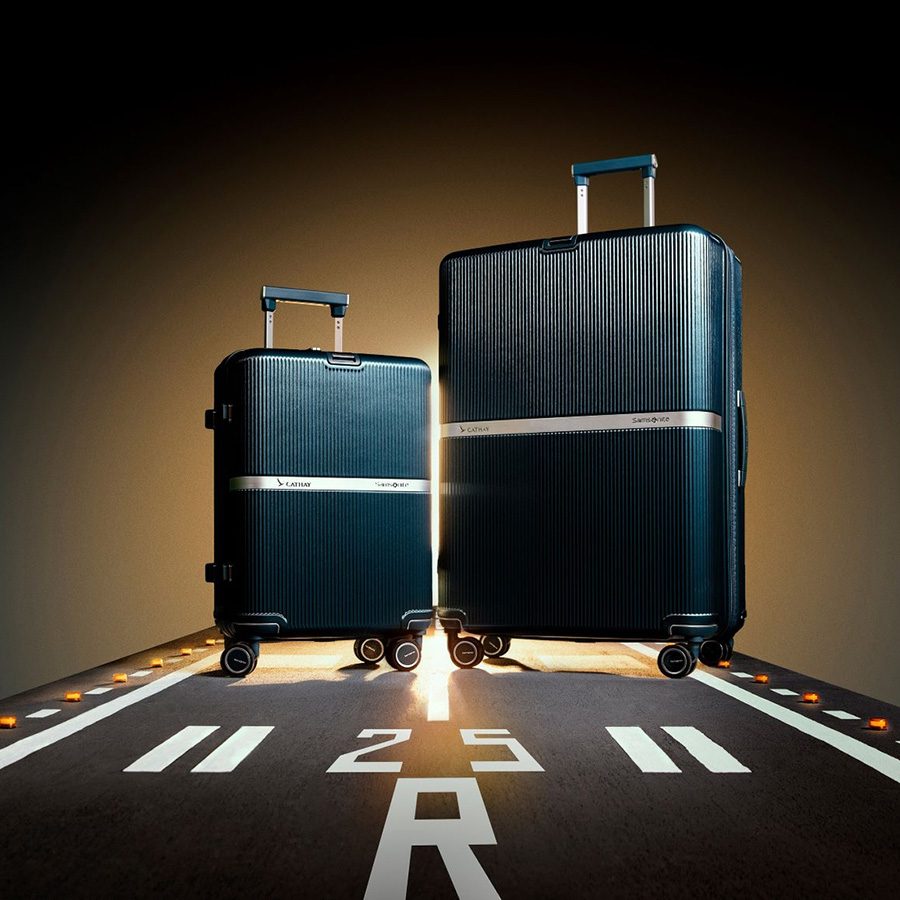 Two Samsonite suitcases
