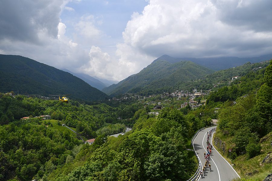 Pinerolo stage in the 102nd Giro d'Italia in 2019 