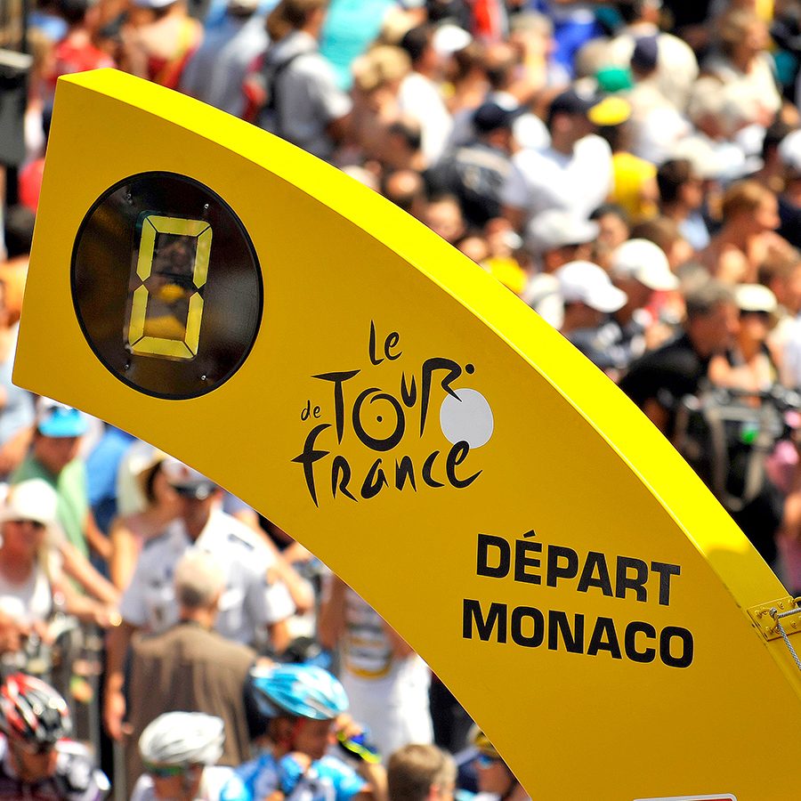 Stage 2 Depart from Monaco in the 2009 Tour De France