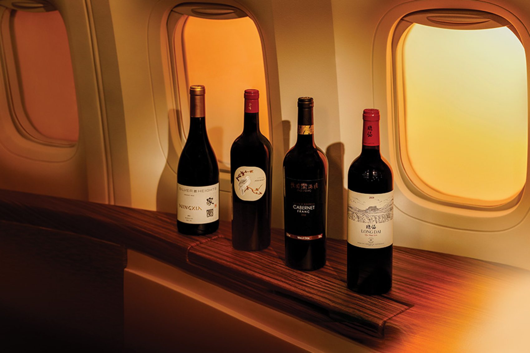 4 different red wines