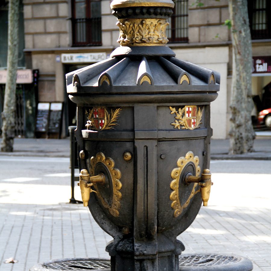 A decoration in the Plaza Cataluña