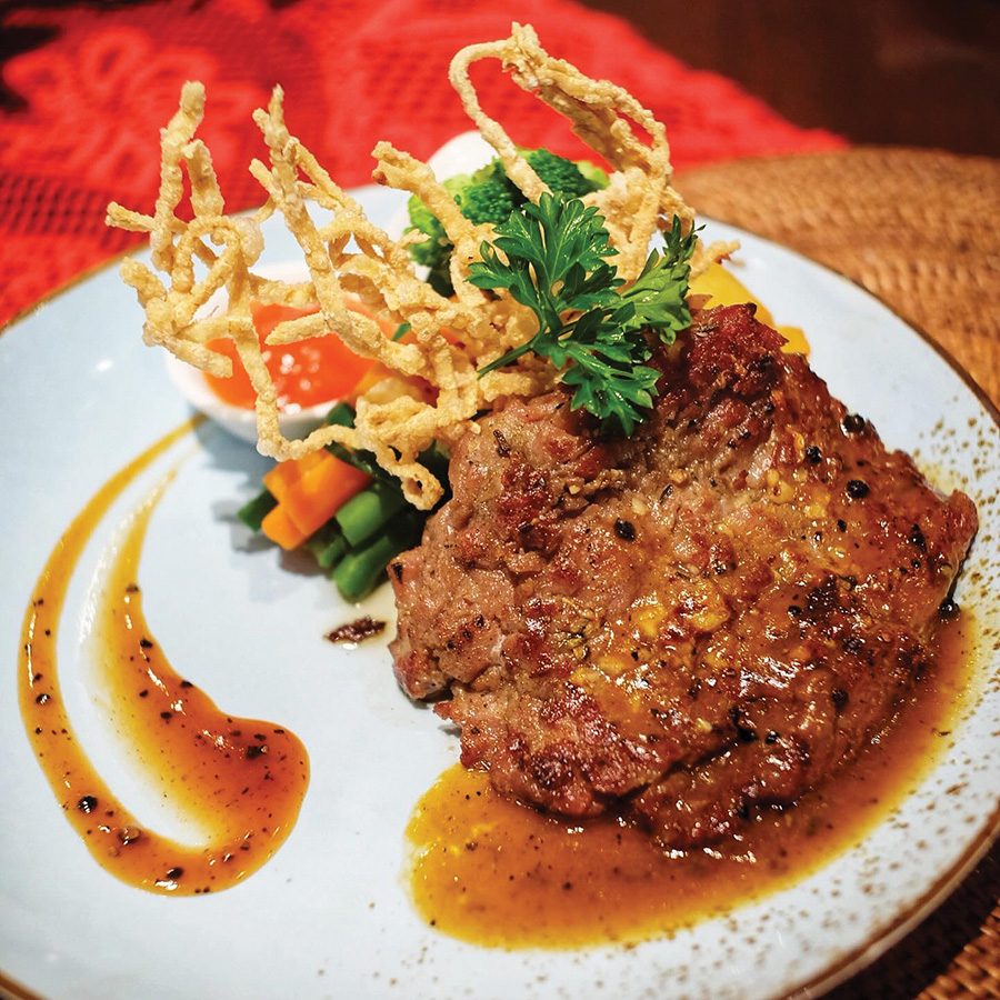 A dish of delicious Dapur food