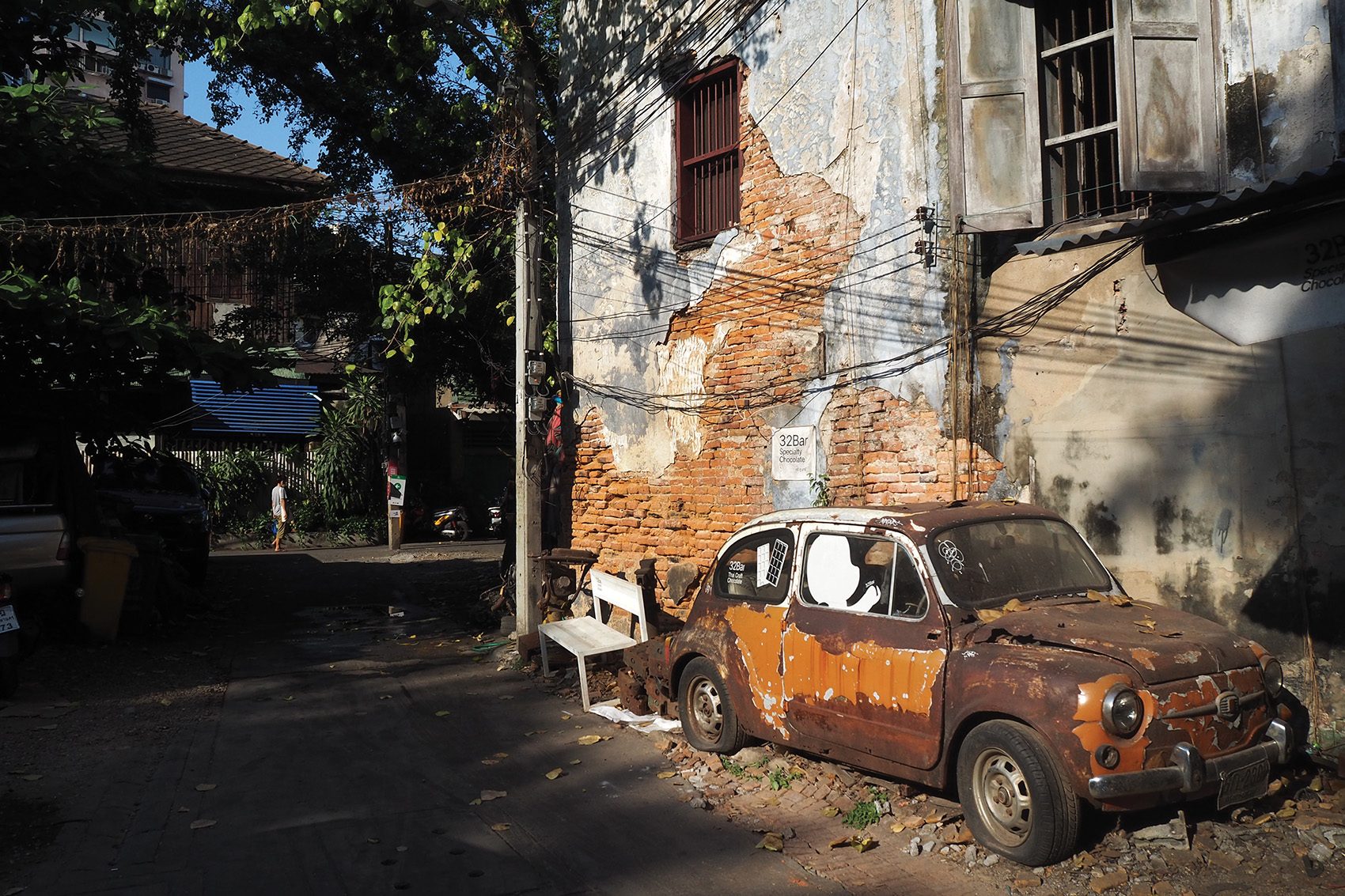 Old worn out car