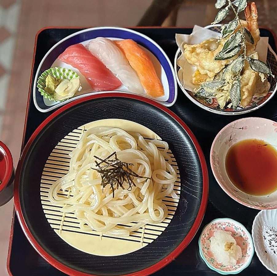 Homestyle udon set at Cafe Japan