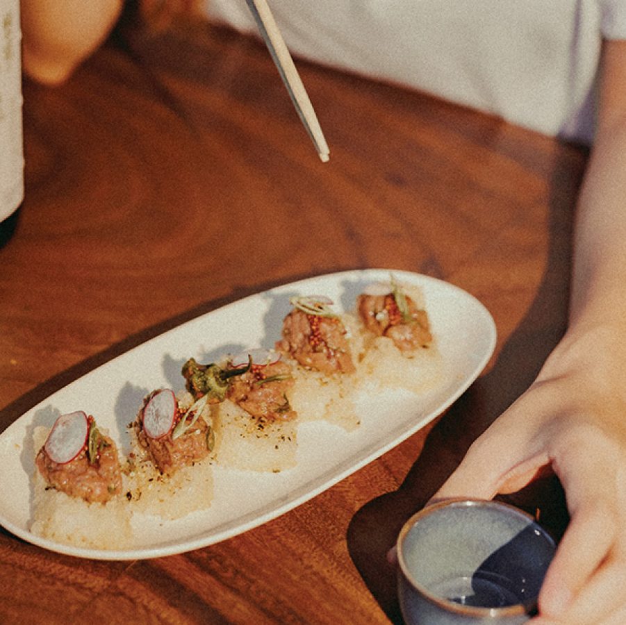 Japanese food at Tabe