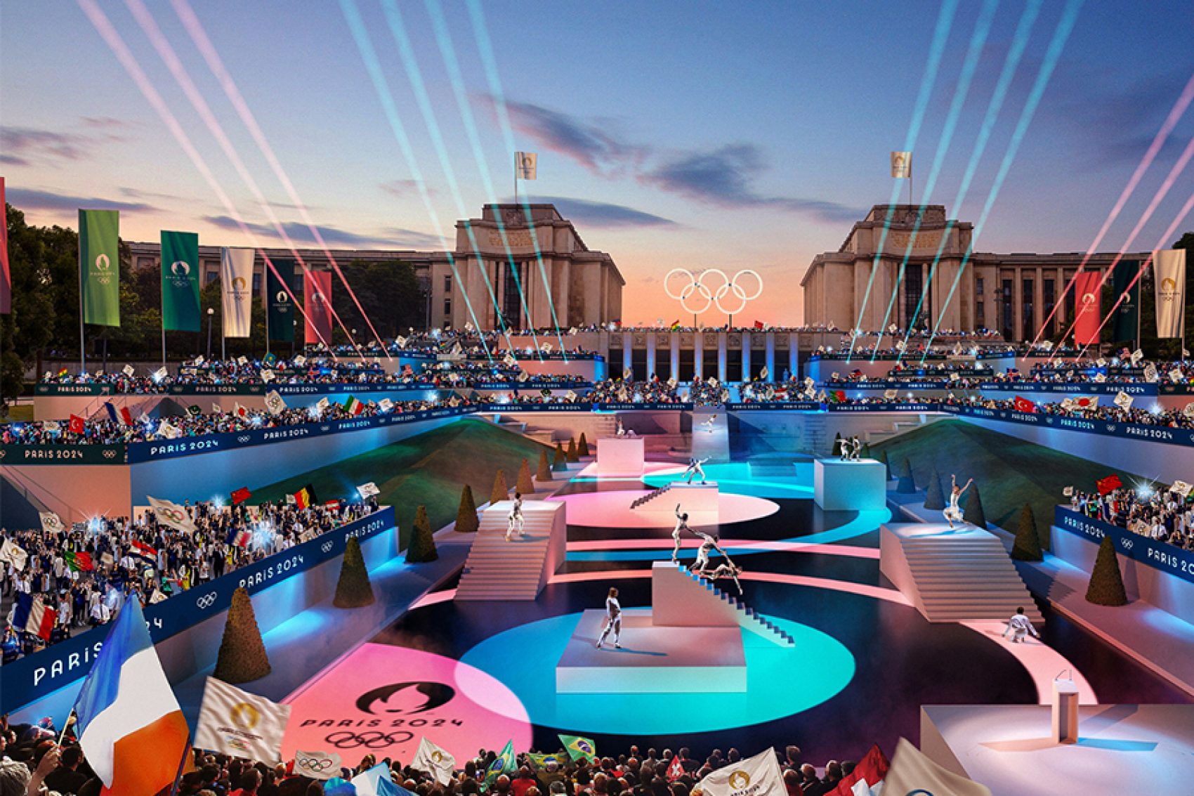 The opening ceremony, Paris 2024 Olympics