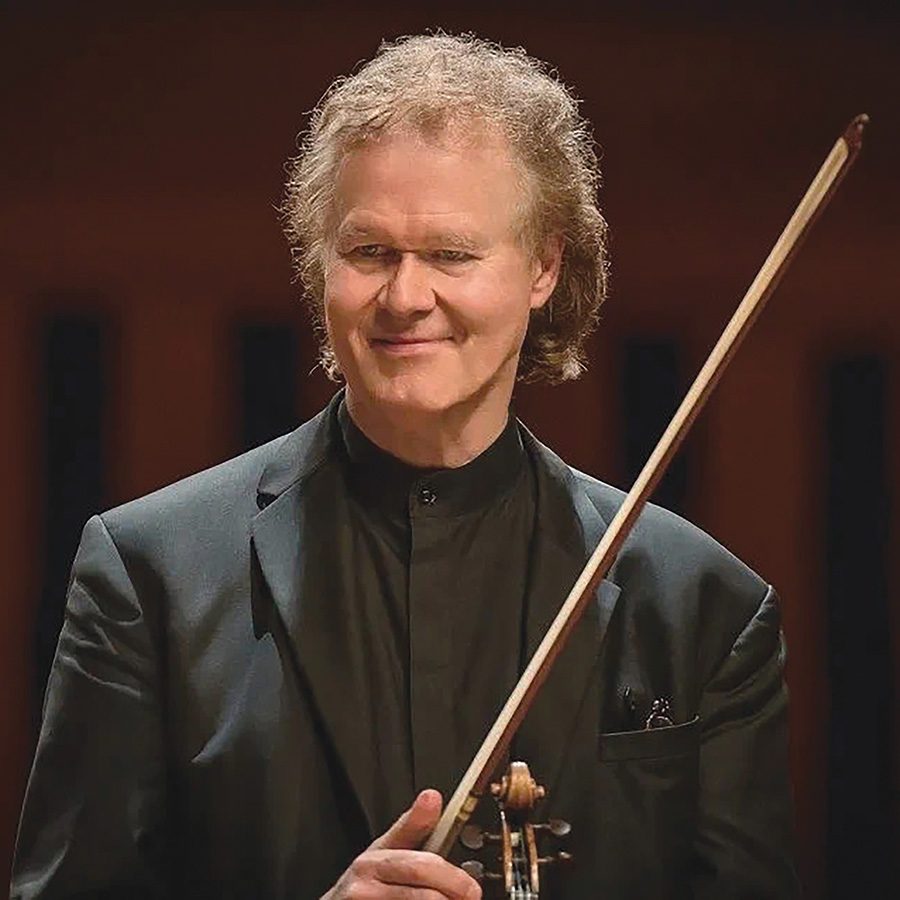 Portrait of French conductor-violinist Augustin Dumay 