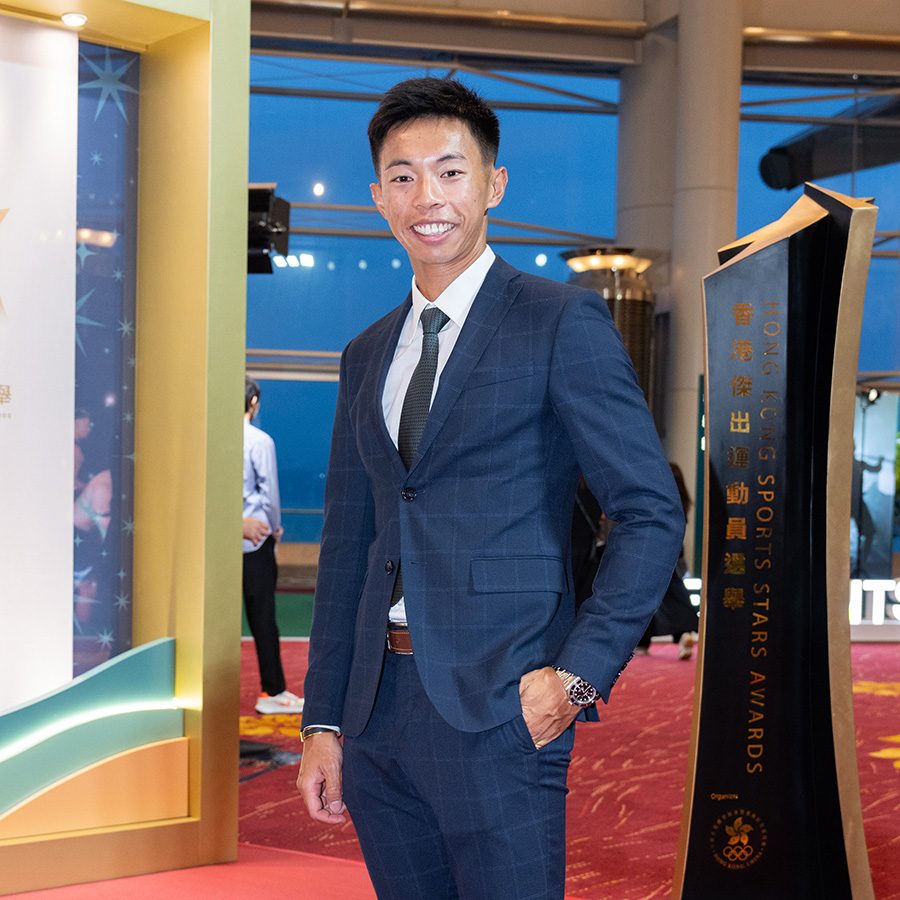 Chiu Hin Chun in formal attire.