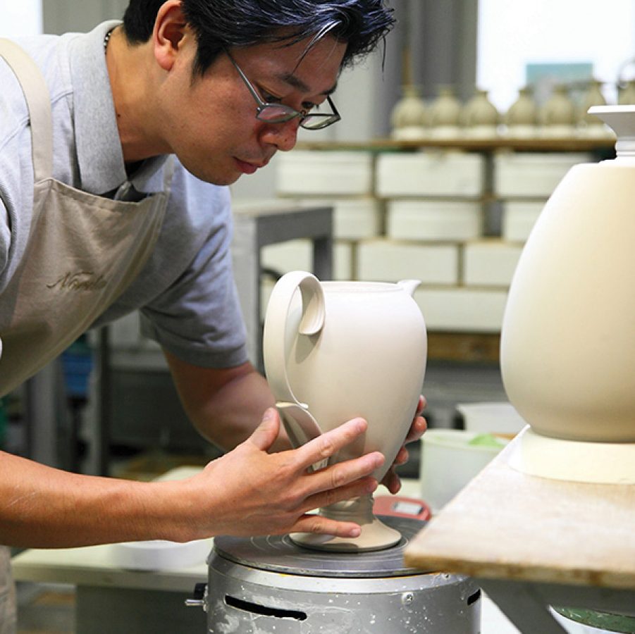 Noritake clay making