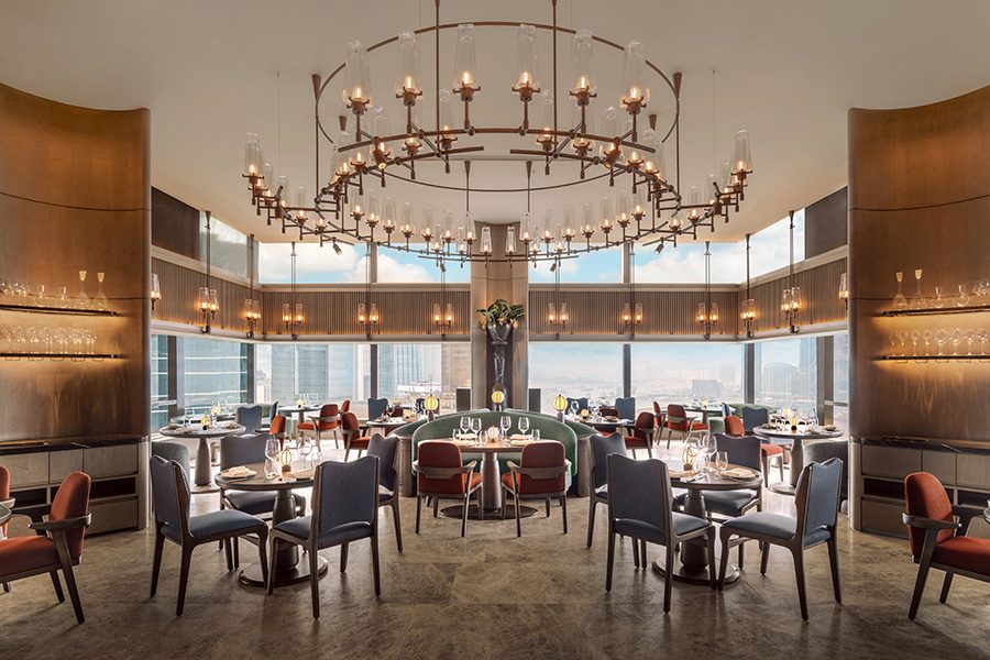 An interior photo of dining area