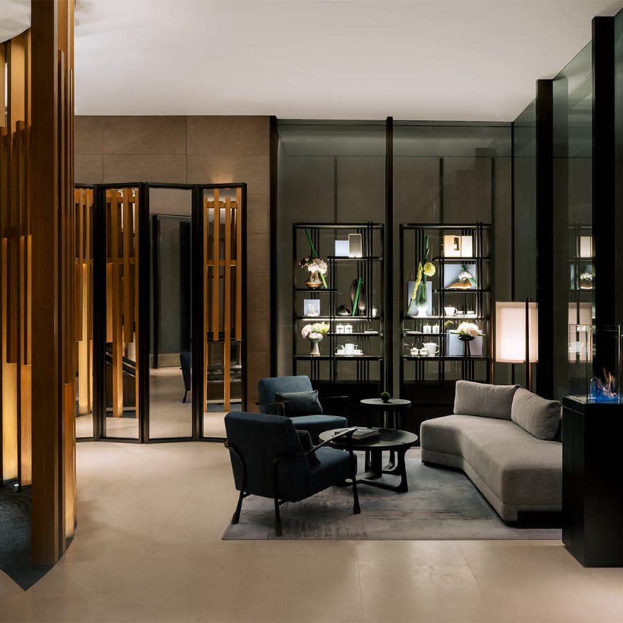 A photo of the lobby of The Upper House