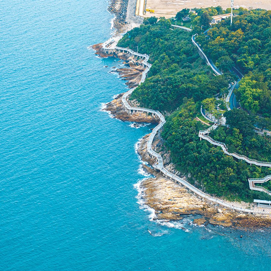 Dameisha coastal walkway