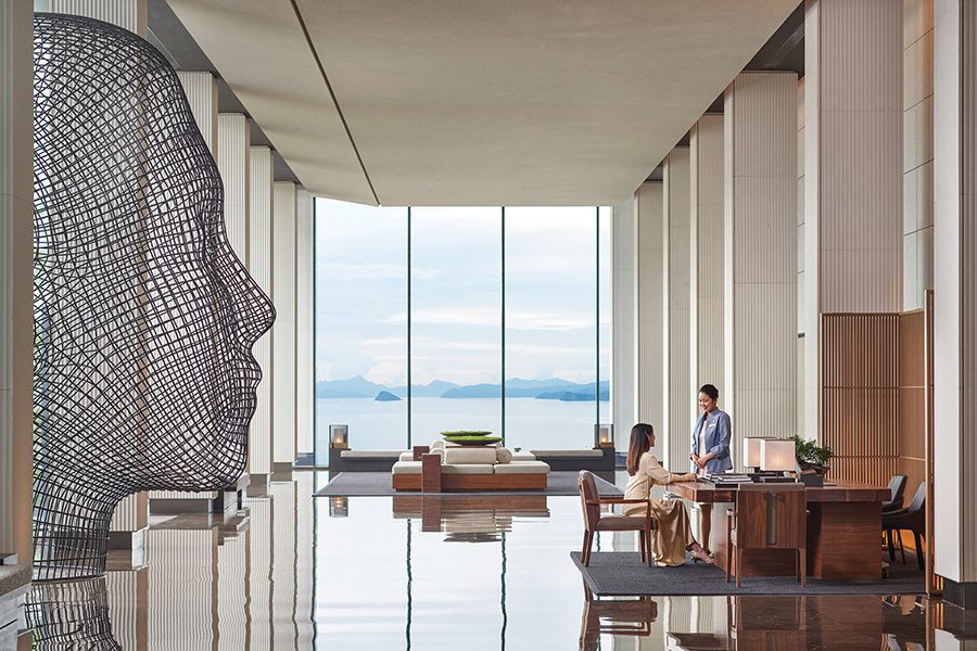 Dameisha hotel lobby