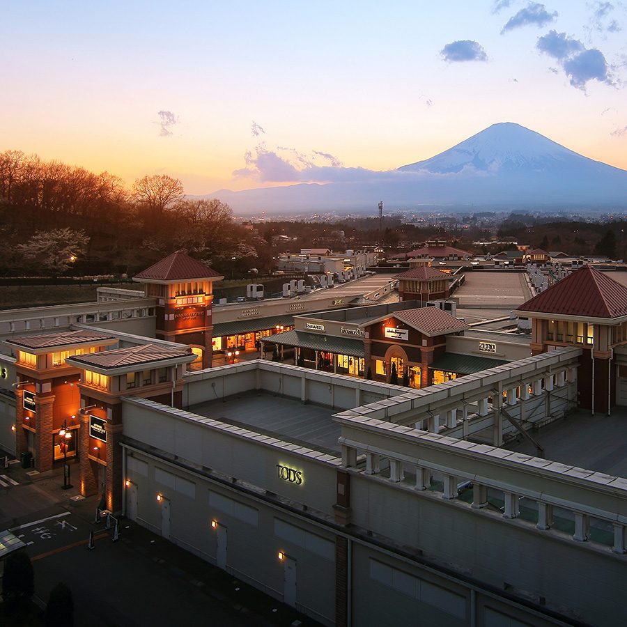 The exterior view of Gotemba Premium Outlets