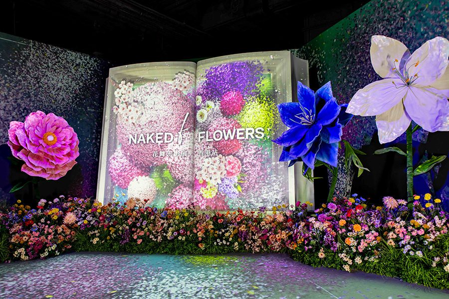 NAKED BIG BOOK at NAKED FLOWERS Exhibition