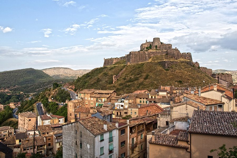Wide angle photo of Cardona in Barcelona