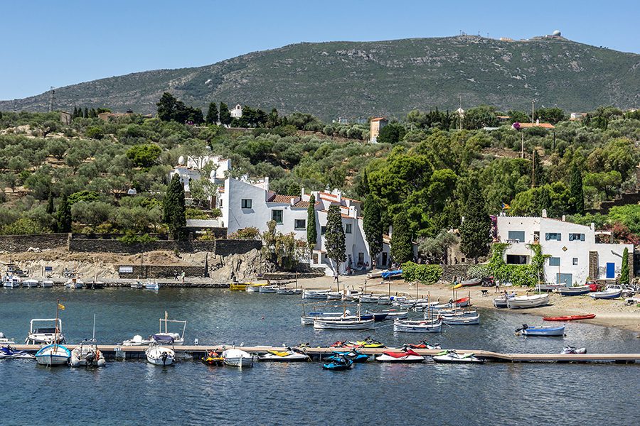 The resort of Port Lligat on Cape Creus Costa Brava
