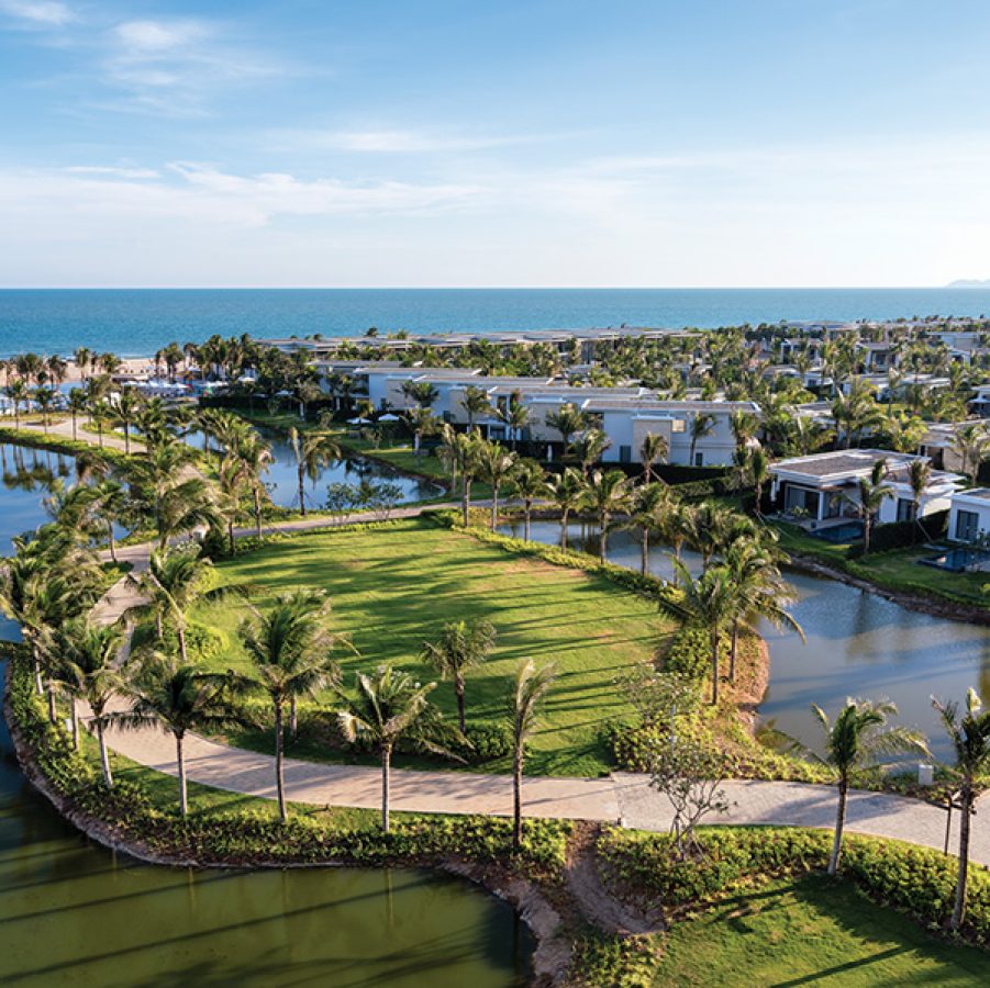 a wide view of Meliá Ho Tram Beach Resort in Ho Chi Minh city, Vietnam
