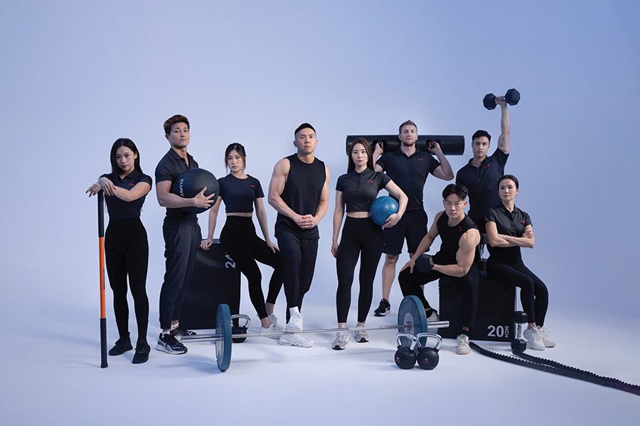 a group of personal trainers from Pure fitness