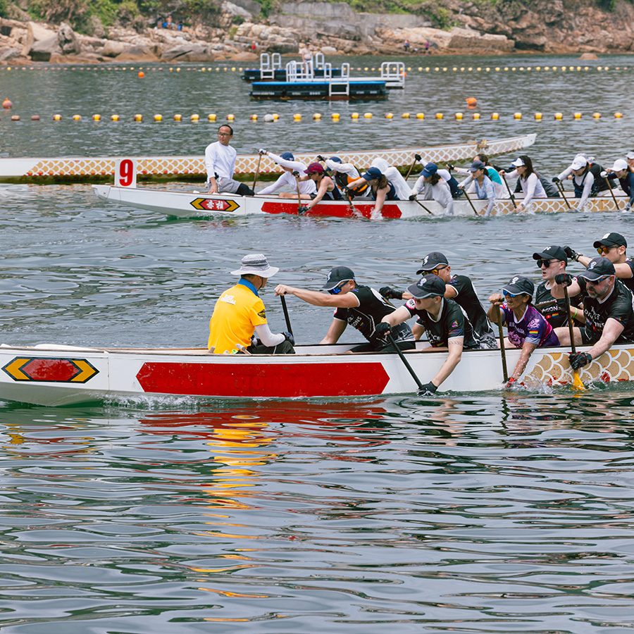 The Fierce Dragons on the water