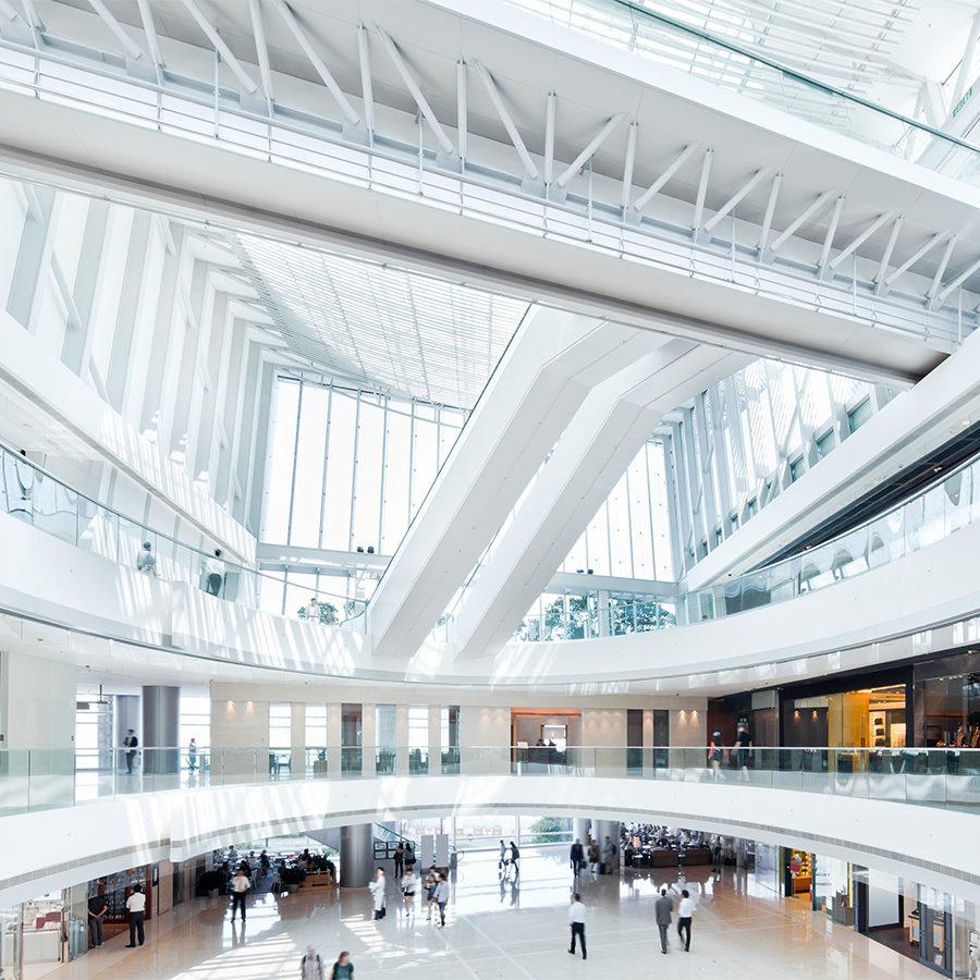 A photo of IFC shopping mall in Hong Kong