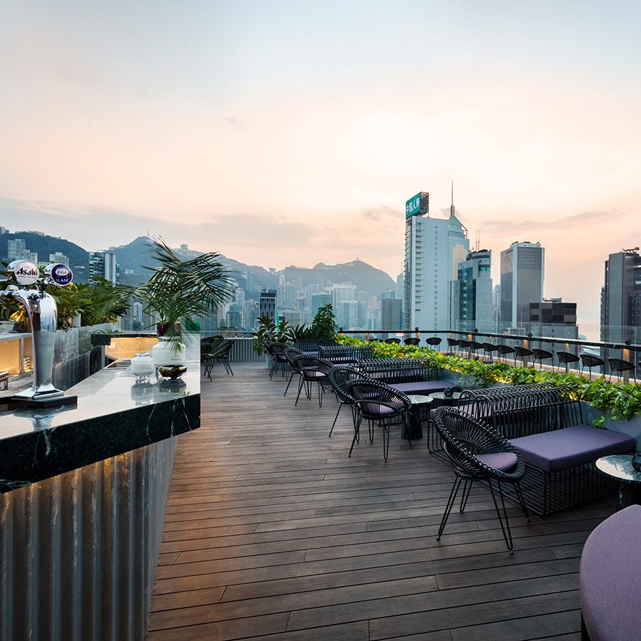 Alto's outdooor dining area